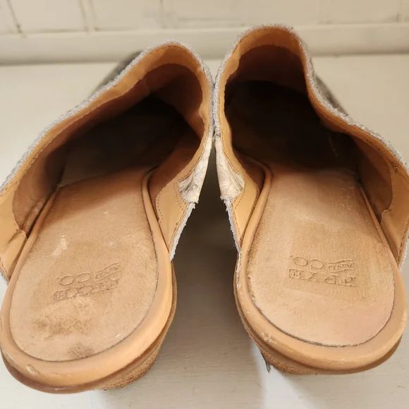 Frye & Company Leather Snake Skin Print Mules 'Jacy' slip on Shoes SZ 9 - Picture 3 of 7